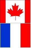 canadian-french-flags