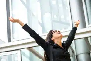 Woman business success