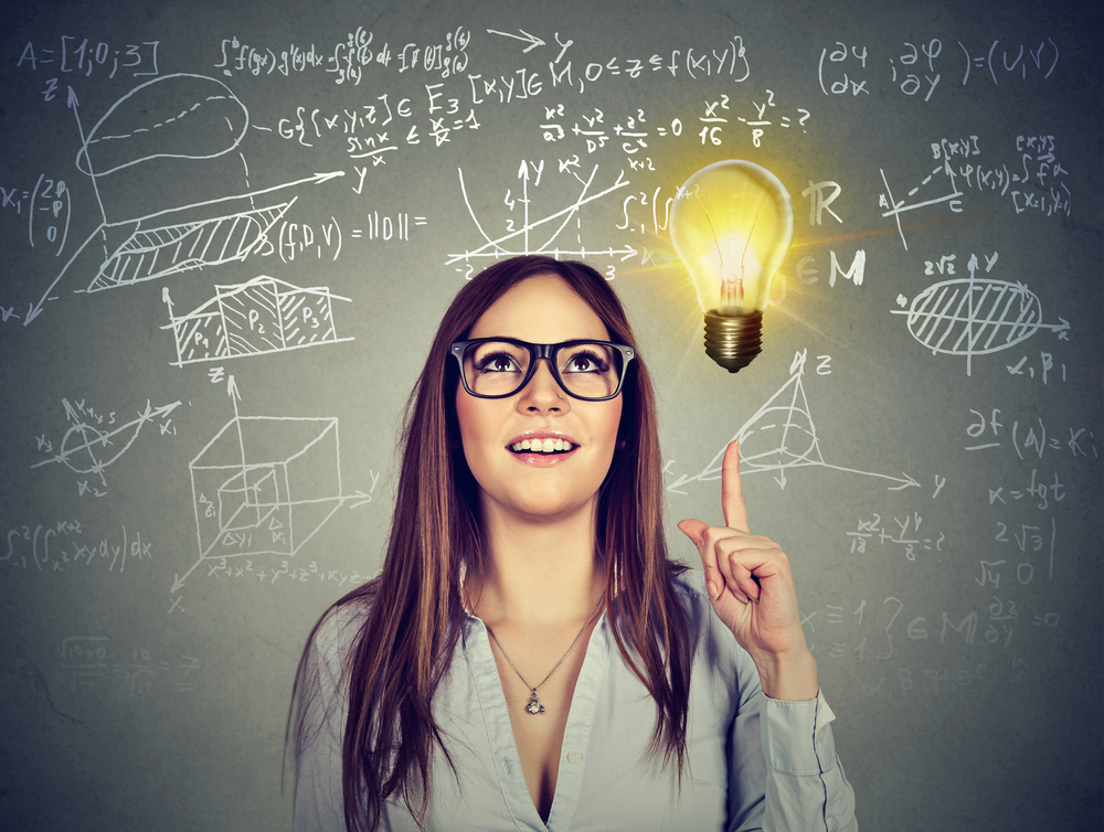 Bright girl having great idea Accelerated Discovery Utilizing Big Data Life Science Software