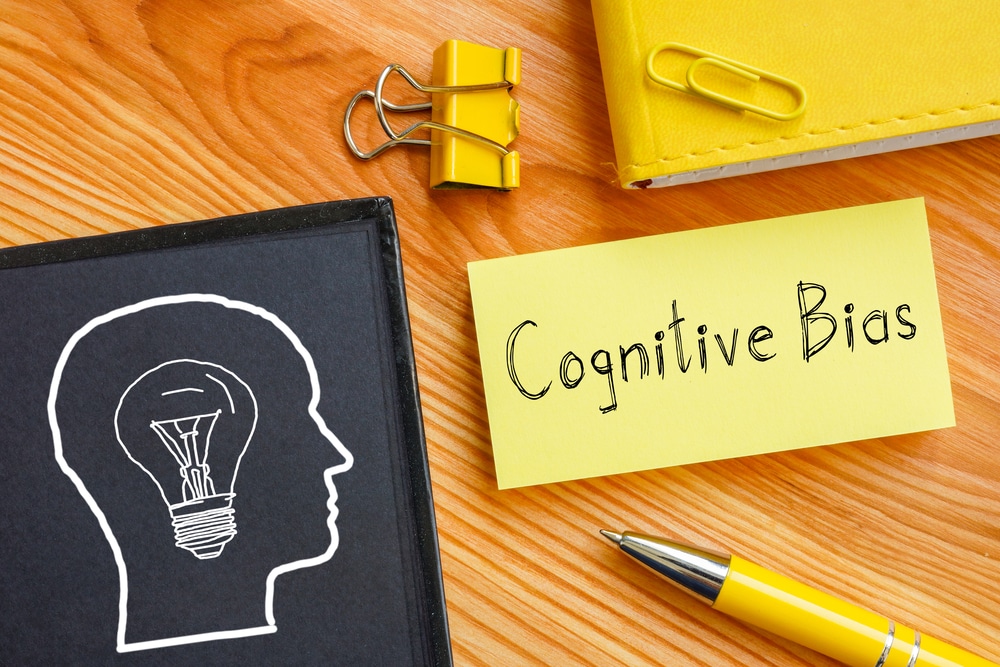 Cognitive Bias is shown on the photo using the text Cognitive Bias is shown on the photo using the text